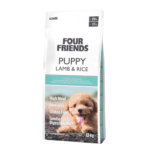Four Friends Puppy Lamb and Rice valpefôr
