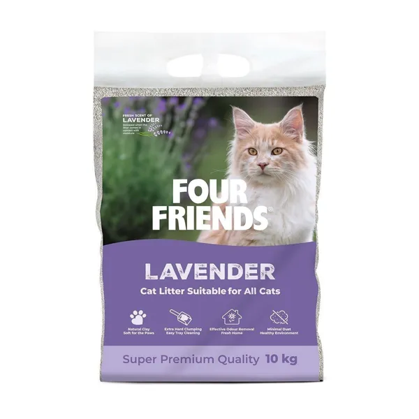 FourFriends Cat Litter Lavender kattesand