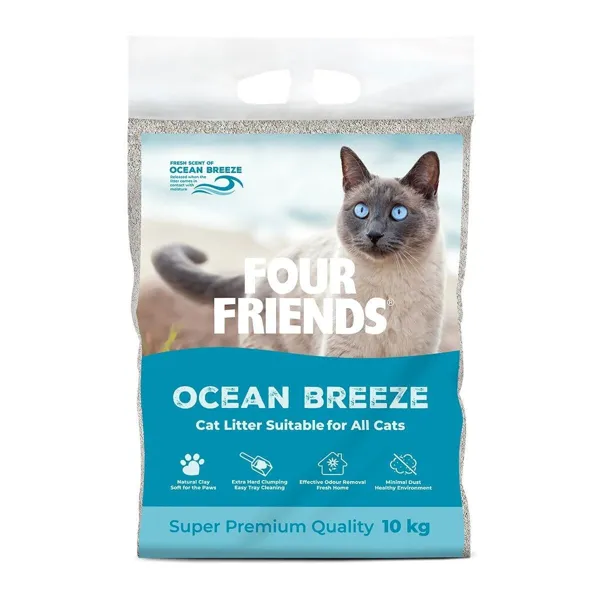 FourFriends Cat Litter Ocean Breeze kattesand